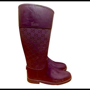 Gucci rain boots